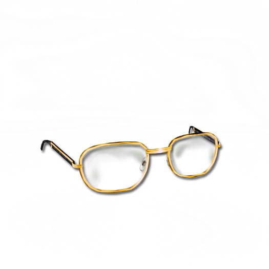 Blupr/nt - Gold  Bartiers Glasses (Clear).