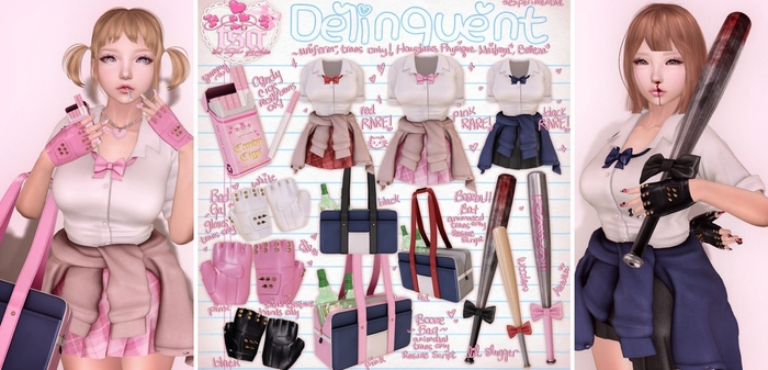 .tsg. Delinquent - Uniform Black RARE