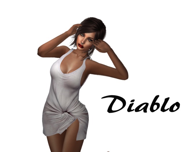 Diablo - Twist dress - Blood 