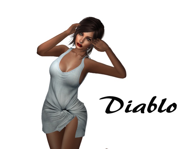 Diablo - Twist dress - Stone 