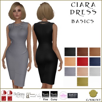 Second Life Marketplace - BM Ciara Dress SS18 HUD