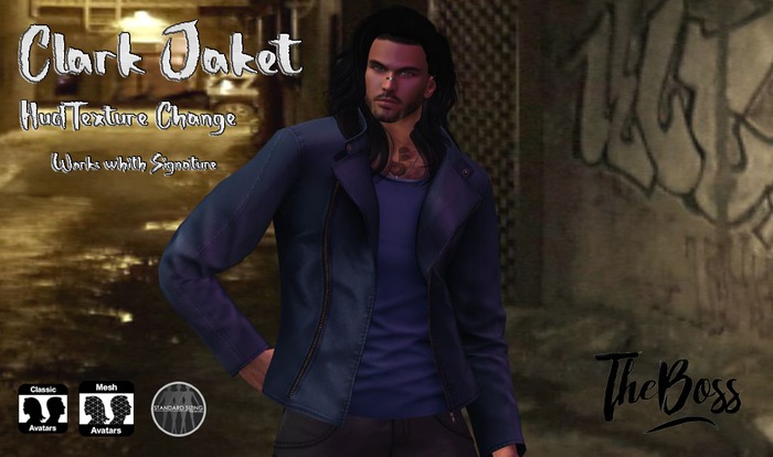 Mens CLARK Jacket Whith Hud