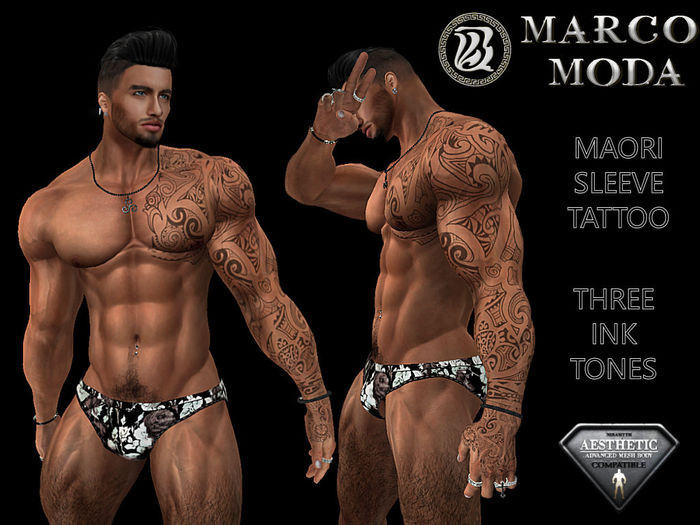 MM MAORI SLEEVE TATTOO