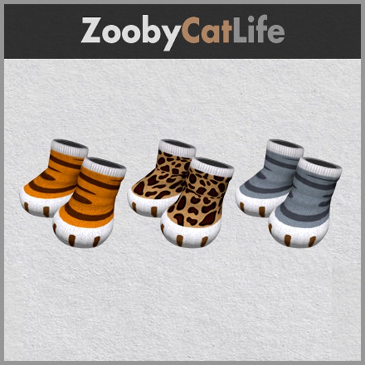 Zooby Cat Life Animal Short Socks BOXED