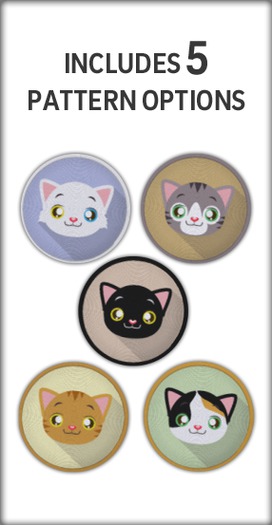 Zooby Cat Life Love Rug Cat Face BOXED