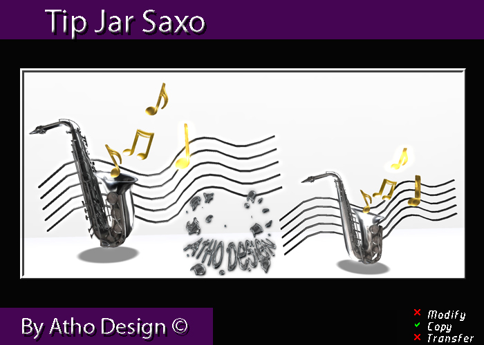 Tip Jar Saxo box