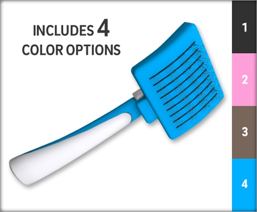 Zooby Cat Life Cleaning Brush 4 Colors A BOXED
