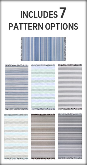 Zooby Cat Life Brush Rug Stripe BOXED
