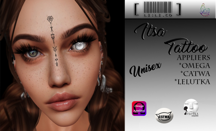 [Li:Li.Co] Itsa Tattoo (Face) B&W UPDATED
