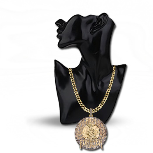 Blupr/nt - "RICH" Necklace (Gold)