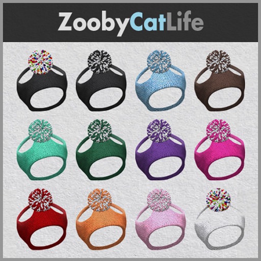 Zooby Cat Life Pom Hat BOXED