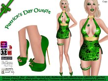 Patrick's Day Outfit - [PROMO PRICE][Lolita]2 - Patrick's Day Dress  [Mesh bodies]
