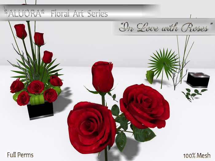 *ALUORA* Floral Art Series - "In Love with Roses" - B.E.