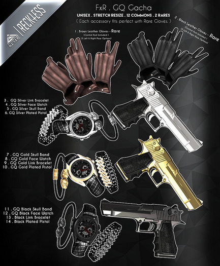 FxR. -GQ Link Bracelet - Silver