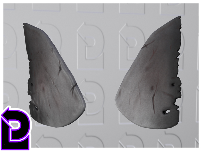 .:DL:. Full perm torn up shark fin