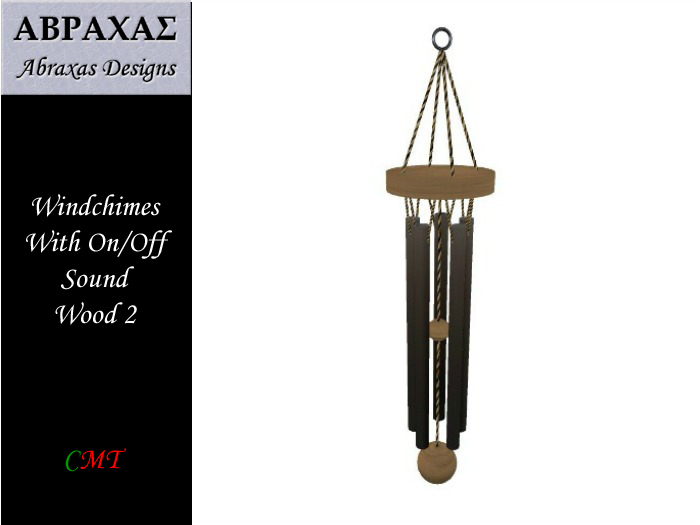 AD Windchimes With On/Off Sound-Wood 2
