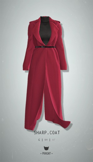 -Pixicat- Sharp.Coat (Red)