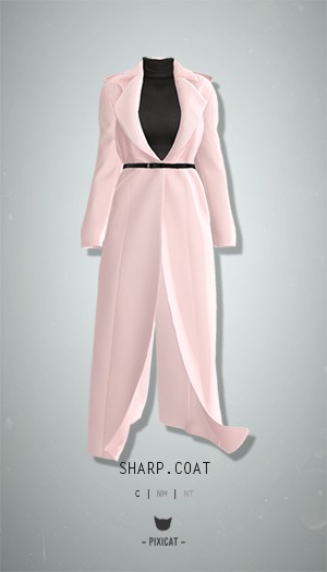 -Pixicat- Sharp Coat (Pink)
