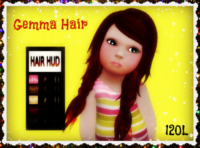 Gemma Hair With Texture Hud
