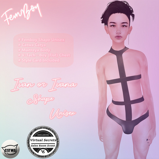 Ivan or Ivana unisex Femboy Shape 