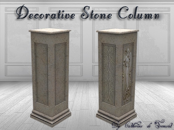 "CdT" Decorative stone column-pedestal 2