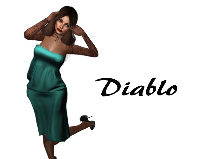 Diablo - Party dress - Dark green