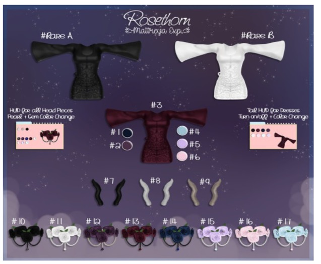 K{<3}P - # RARE A Rosethorn Dress