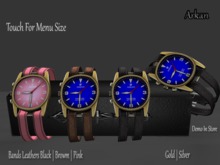 .::Arkan::. Watch Double Band With Size Menu