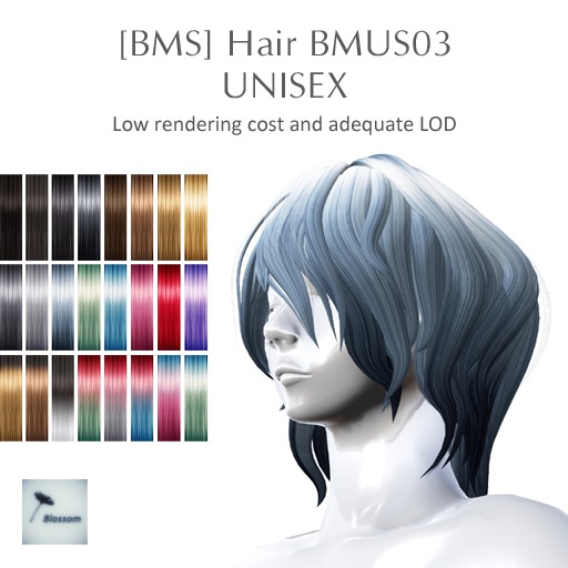 [BMS] Hair BMUS 03 // ColorSet 3 //  BOX