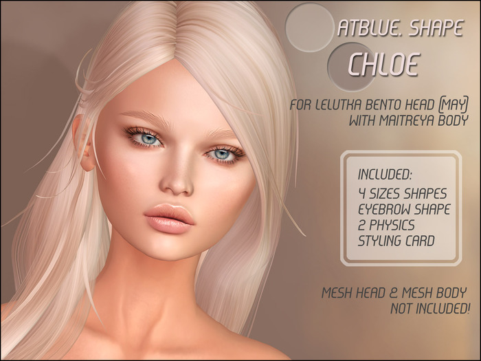 Atblue Shape - Chloe (Lelutka May, Maitreya)