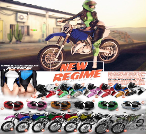 (New): MotorSports Helmet - Green (Rez&Open)