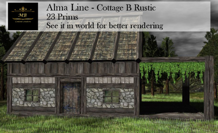 = MB = BOX Alma Line - Cottage B rustic