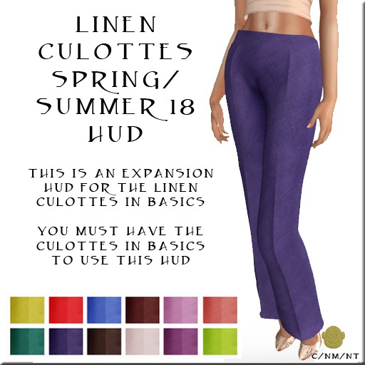 BM Linen Culottes SS18 HUD