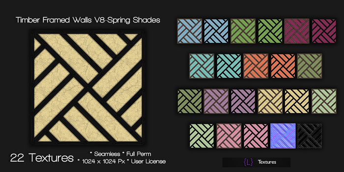 {L} Timber Framed Walls V8-Spring Shades