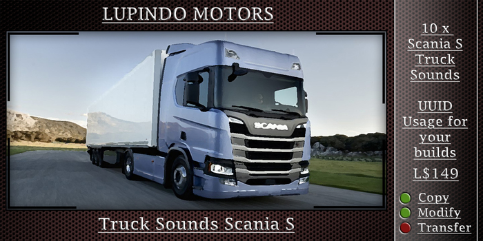 Truck Sounds Scania S