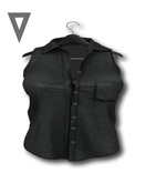 Vinyl - Maine Button Up Top Pak Black