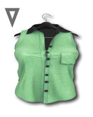 Vinyl - Maine Button Up Top Pak Green