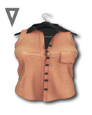 Vinyl - Maine Button Up Top Pak Orange