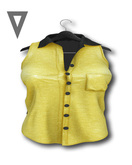 Vinyl - Maine Button Up Top Pak Yellow