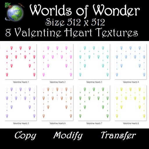 WoW 8 Valentine Heart Textures 