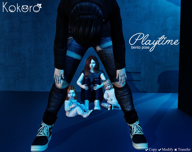 Kokoro Poses - Playtime (Bento Pose)
