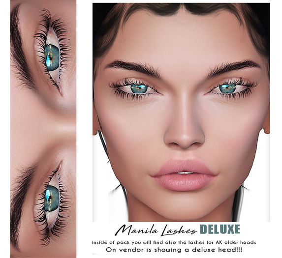 ::SG:: Manila Lashes for AKERUKA DELUXE Heads