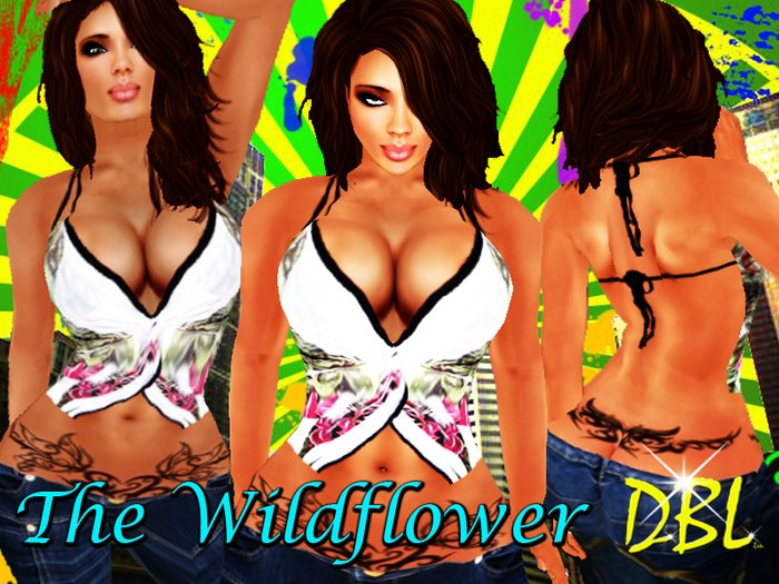 *Da Bizness Lady* Wildflower Top