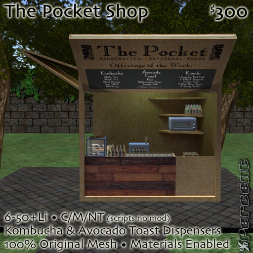 % Pocket Shop *MESH*