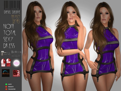 sexy purple outfit