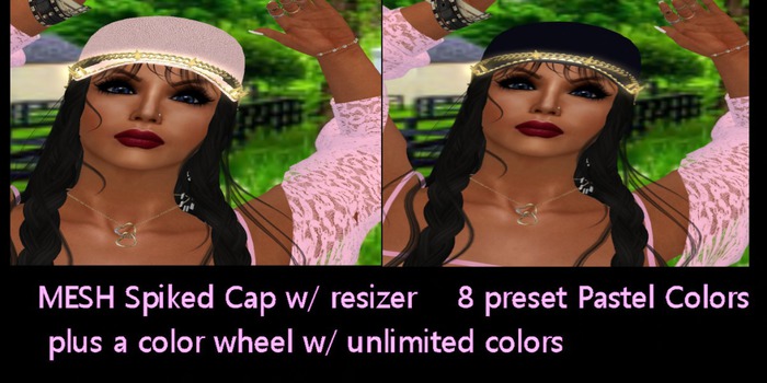 MESH Spiked Cap Pastel Fatpack