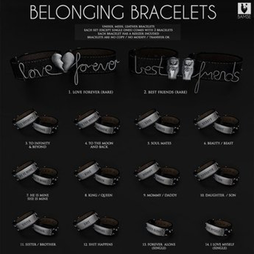 3. :BAMSE: Belonging Bracelets - To Infinity & Beyond