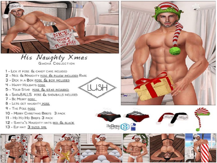 10 Lush - Ho Ho Ho Briefs  - Gacha