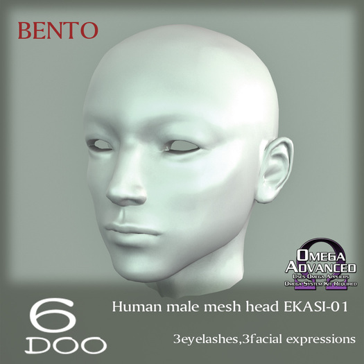 *6DOO* bento Human mesh head EKASI-01