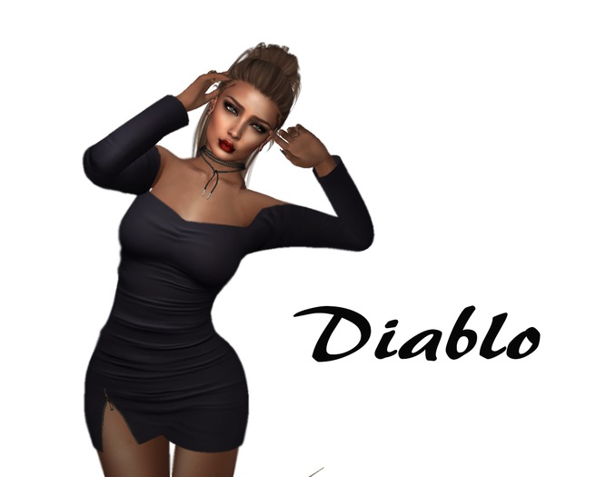 Diablo - Mini dress Dark blue